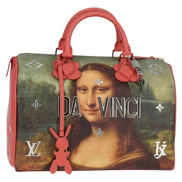 Louis Vuitton Handbags - LOUIS VUITTON Masters Collection DA VINCI Speedy 30 Bag M43372 Auth ar13671SM